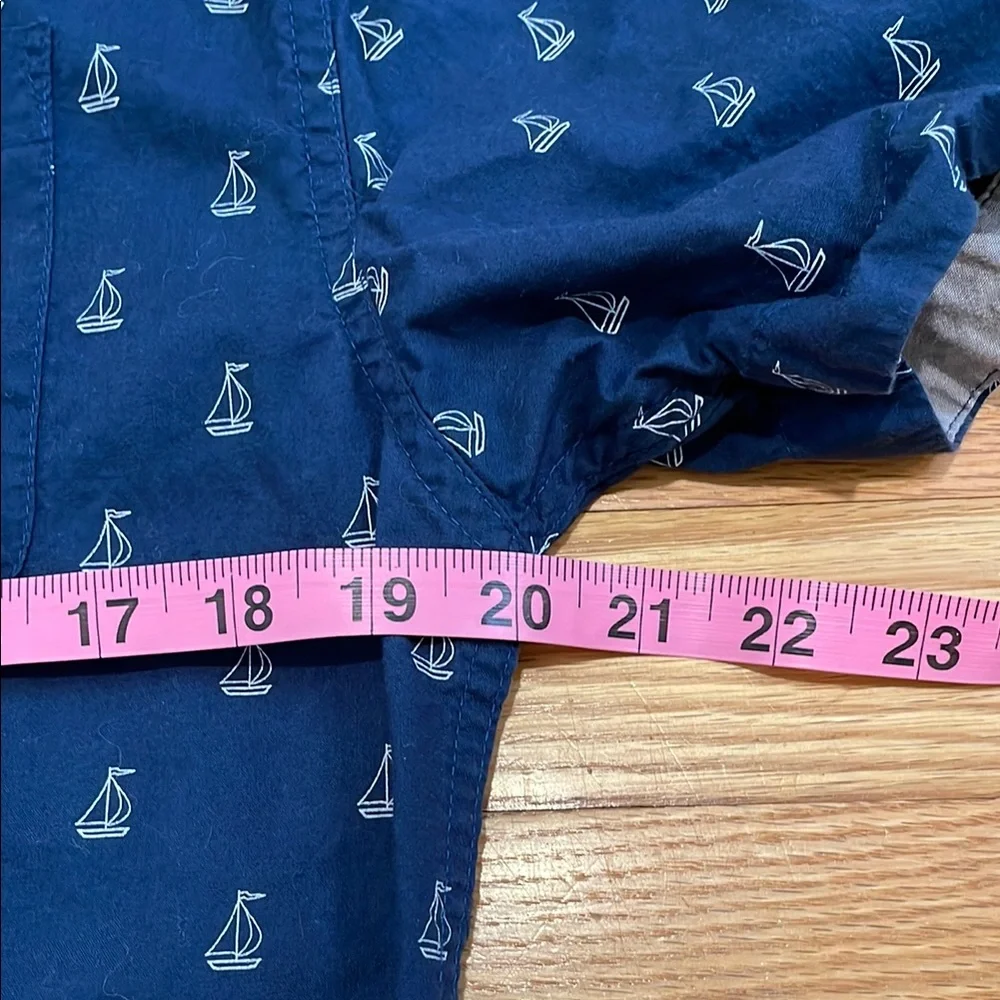 Alphabeta Mens Casual Button Up Shirt Size L Preppy Capsule Ivy Old Money Staple - Picture 5 of 7